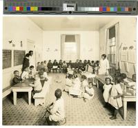 [African American primary school classroom]