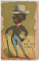 African American caricature Franz Aman trade cards
