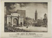 The Arch of Freedom, Official Sketch of the Temporary Memorial Arch