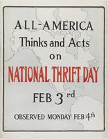 All-America Thinks and Acts on National Thrift Day, Feb. 3