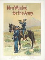 Men Wanted for the Army [Mounted Officer]