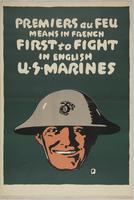 "Premiers au Feu" Means in French "First to Fight" in English "U.S. Marines"