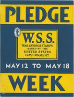 Pledge Week, War Saving Stamps (W.S.S.)