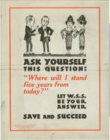 Ask Yourself a Question, Let W.S.S. be your Answer,Govt. Loan Organization