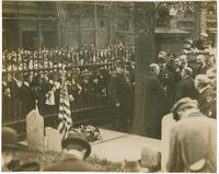 Marshal Joffre at Franklin's grave in Phila Pa
