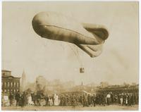 Balloon starting out during World War. Phila-Pa.