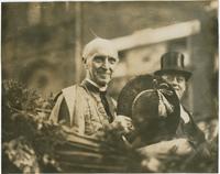 Cardinal Mercier of Belgium, with Mayor Smith on his visit to Philadelphia, September 26-29, 1919