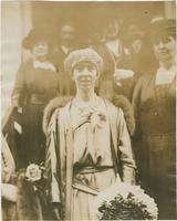 Mrs. Bayard Henry, Chairman of Belgian Relief, Welcomes the Queen of Belgium to the Emergency Aid Headquarters on her visit to Philadelphia, October 27, 1919