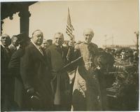 Mayor Smith, Governor Sproul, and Cardinal Mercier, on the latter's visit to Philadelphia