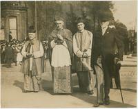 Cardinal Mercier Parades in Philadelphia streets on visit here, September 28, 1919.