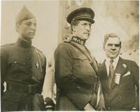 The Duke of Brabant, The King of Belgium, and Mr. Mattew Brush at Hog Island, October 27, 1919