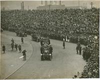 Marshall Joffre passing in review at Franklin Field U of P