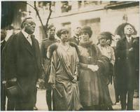 Mayor Smith, the Queen of Belgium, and Mrs. Smith arriving at  Independence Hall, October 27, 1919