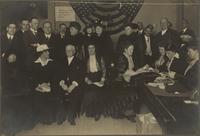 [Unidentified patriotic group collecting money]