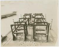 Philadelphia Navy Yard Depth Charge Rack . . . USS Patterson, July 10, 1918