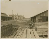 Philadelphia Navy Yard. . . Between Sawmill and Permanent Lumber Shed, 1916
