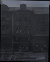 [Exterior of Joseph McVey's book store used as U. S. Army recruiting center during World War One, 1229 Arch Street, Philadelphia]