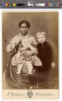 Copy photograph of African American nanny