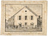 Bethel African Methodist Episcopal Church, Philada. [graphic] : Founded in 1794 by the Revd. Richard Allen, Bishop of the first African Methodist Episcopal Church in the United States. Rebuilt in 1805. / Drawn on Stone by W.L. Breton.