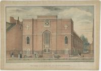 The Catholic Church of St. Mary, Philadelphia. [graphic] / Drawn on stone by W. L. Breton.