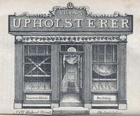 [Moss Upholsterer, 127 Walnut Street, Philadelphia] [graphic].