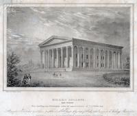 Girard college. Main building. Now erecting near Philadelphia under the superintendence of T.U. Walter Esq. [graphic] / Designd. by T.U. Walter. Archit. ; Geo. Lehman, del.