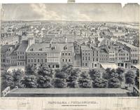 Panorama of Philadelphia from the State House steeple. North. [graphic] / Drawn from nature and on stone by J. C. Wild.