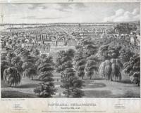 Panorama of Philadelphia from the State House steeple. South. [graphic] / Drawn from nature and on stone by J. C. Wild.