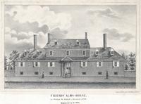 Friends' Alms-House. on Walnut St. Philada. -- Erected in 1745. Taken down in 1841. [graphic].