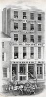 [J. Mayland, Jr. & Co. tobacco & snuff manufactory. Segars, foreign & domestic. Wholesale grocers, N.W. corner of Third and Race Streets, Philadelphia] [graphic].