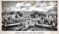 General view of Laurel Hill Cemetery. [graphic] / J. Notman Archt. et del. ; On stone by Pinkerton.
