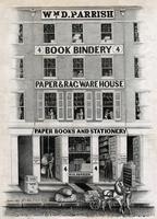 [Wm D. Parrish, book bindery, paper & rag warehouse, paper books and stationery, 4 North Fifth Street, Philadelphia] [graphic].