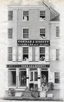 [Conrad & Roberts hardware & cutlery, 123 N. Third Street, Philadelphia] [graphic] / Drawn on stone W. H. Rease, 17 So. 5th St. Phila.