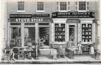 [Joseph Feinour & Son stove store and Joseph Feinour's tin, copper brass & iron ware house 213-215 South Front Street, Philadelphia] [graphic] / ...by W. H. Rease, 17, So. 5th St.