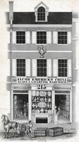 [Jacob Emerick importer and wholesaler, dealer in china, glass & Queensware, No. 215 North Third Street. Philada. 4 doors below Callowhill St. east side. Packing warranted.] [graphic] / M.S.W.
