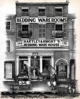 [Hartley & Knight's bedding warehouse, 148 South Second Street, Philadelphia] [graphic].