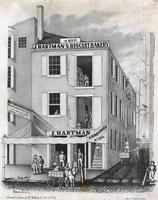 [J. Hartman's biscuit bakery, No. 90 Penn Street, Philadelphia] [graphic] / Executed on stone by W. H. Rease, No. 17 1/2 S. 5th. St.
