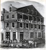 [Robert Shoemaker's wholesale & retail drugstore, corner of Second and Green Streets, Philadelphia] [graphic] / Drawn on stone by Wm. H. Rease, No. 17 1/2 So. 5th. St.