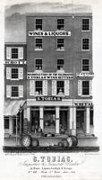 S. Tobias, importer & general dealer in wines, liquors, cordials and syrups, No. 68, North 3d. Street, above Arch, Philadelphia. [graphic] / Drawn on stone by Wm. H. Rease, No. 17 1/2 S. 5th. St.