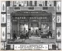 Finn & Burton's paper hangings warehouse No 142, Arch St. Phila. [graphic] / W. H. Rease No. 17 So. 5th St.