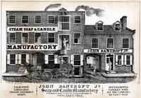 John Bancroft, Jr. soap and candle manufactory. No. 19, Wood St. betw. 2nd & 3rd Sts. & Vine and Callowhill Sts. Philadelphia. [graphic] / Drawn on stone by G. Heiss.