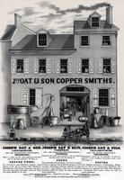 Joseph Oat & Son, coppersmiths, No. 12 Quarry Street Philadelphia. [graphic] / Drawn by W. H. Rease, 17 S. 5th. St.