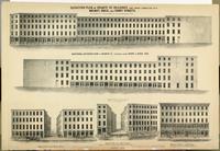 Elevation plan of Granite St. buildings and those connecting with Walnut, Dock and Front Streets. [graphic] / Drawn for J. Godley Esq. at A. Kollner's Lithy. N.E. cor. of 2d. & Dock St.