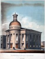 Tabernacle M. E. Church. 11th St. above Jefferson St. Philadelphia. [graphic] / Lith. by J. F. Watson S.E. cor, of 4th & Walnut.