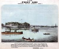 A view of Point Airy opposite South Street, Phila. [graphic]: Persons visiting this delightful resort during the summer season will find the bar supplied with a variety of suitable refreshments for the season. Every facility is afforded at this place for 