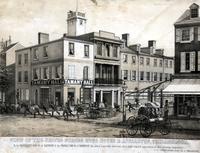View of the United States Hose house & apparatus, Philadelphia. [graphic] : To the Independent Fire Co. of Baltimore & the Franklin Fire Co. of Washington, this print is respectfully dedicated, (as a slight token of appreciation of their generous hospital