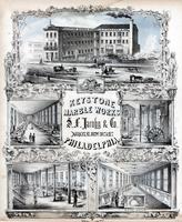 Keystone Marble Works. S. F. Jacoby & Co., Market St. betw. 20th & 21st Philadelphia. [graphic].