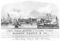Penn Steam Engine & Boiler Works. Foot of Palmer Street, Kensington, Philadelphia. Reaney Neafie & Co. engineers, machinists, boiler makers, black smiths & founders. [graphic] / Lith. by W. H. Rease 4th & Chesnut St.