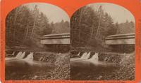 Falls and Bridge near old Rittenhouse Mansion - Wissahickon