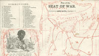 Map of the seat of war envelope